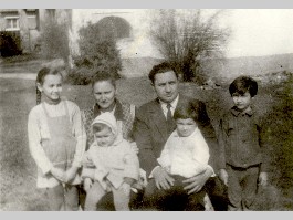 Budai Lajos lp. családja 1975-körül