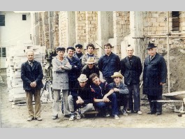 Szatmárnémeti fiatalok a marosvásárhelyi imaház építésénél - 1986. ápr. 6-12.