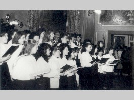 Ifjúsági énekkar a székesegyházban - 1990(-91)